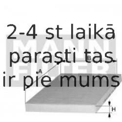 Фильтр, воздух во внутренном пространстве MANN-FILTER CUK 2882