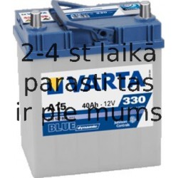 Аккумулятор VARTA BLUE DYNAMIC A15 40AH 330A EN +- маленькие клеммы 