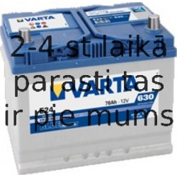 Аккумулятор VARTA BLUE DYNAMIC E24 70AH 630A EN +-