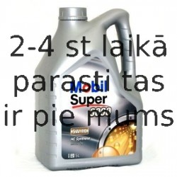 Mobil Super 3000 X1 5W-40, 4l.