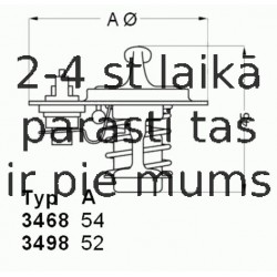 Термостат, охлаждающая жидкость WAHLER 3498.88D