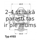 Термостат, охлаждающая жидкость WAHLER 4103.82D