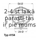 Термостат, охлаждающая жидкость WAHLER 4154.88D