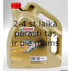 Castrol EDGE 0W-40, 4l.