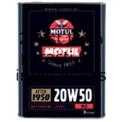 Motul Classic Oil SAE20W50 2L Motoreļļa retroauto 1950-