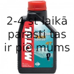 Motul Outboard Tech 4T 10W30 1L LaivasAPI SJ/SG,NMMA FC-W