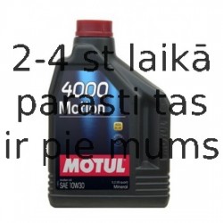 Motul 4000 Motion 10W30 2L ACEA A1/B1, SAE SL/CF