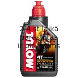 Motul Scooter Power 4T 5W40 1L 100% sintētika SL/JASO MA