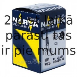 NARVA HB4/9006 RP50+ 12V NARVA