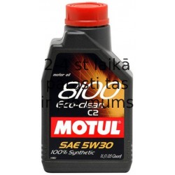 Motul8100 Eco-clean 5W-30 C2, 1l.