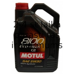 Motul 8100 Eco-clean 5W-30 C2, 5l.