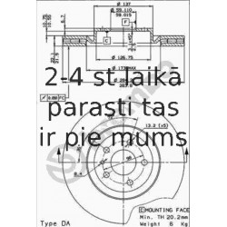 Bremžu diski AP 24587