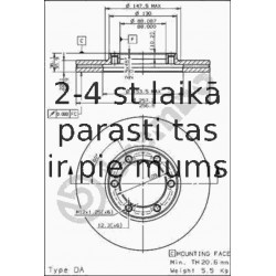 Bremžu diski AP 24368