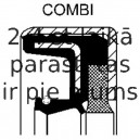 Уплотняющее кольцо, раздаточная коробка CORTECO 01033861B