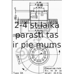 Bremžu diski AP 44068