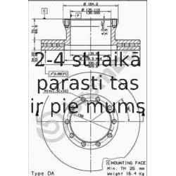 Bremžu diski AP 44056