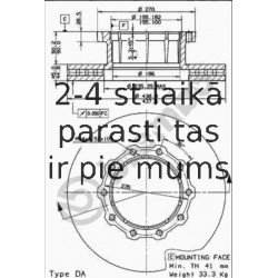 Bremžu diski AP 44053