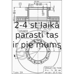 Bremžu diski AP 44041