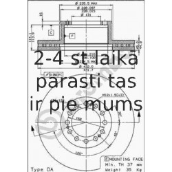 Bremžu diski AP 44038