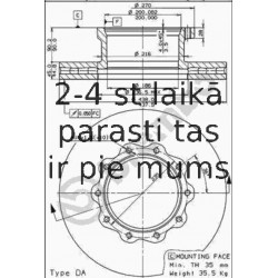 Bremžu diski AP 44031