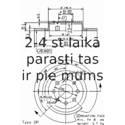 Bremžu diski AP 14865