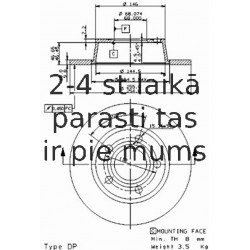 Bremžu diski AP 14863