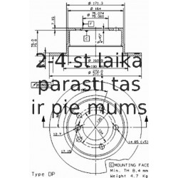 Bremžu diski AP 14847