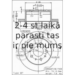 Bremžu diski AP 14807