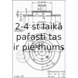 Bremžu diski AP 14606