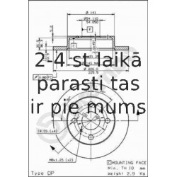 Bremžu diski AP 14516