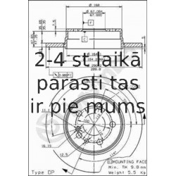 Bremžu diski AP 14433