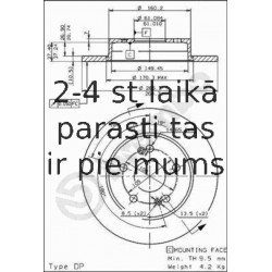 Bremžu diski AP 14409