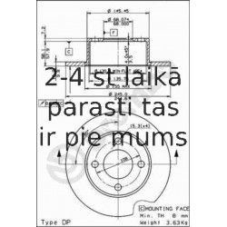 Bremžu diski AP 14283