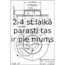 Bremžu diski AP 14080