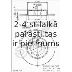 Bremžu diski AP 14073