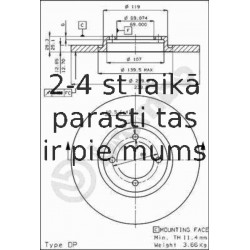 Bremžu diski AP 10157