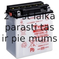 12Ah 165A Battery YUASA YUM YB12AL-A 134x80x16012Ah 165A Battery YUASA CP YB12A-B 134x80x160