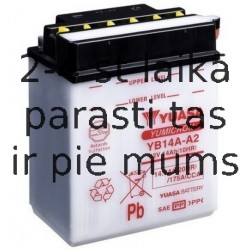 14Ah 175A Battery YUASA YUM YB14A-A2 134x89x176