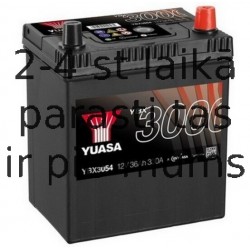 36Ah 330A AKUMUL. YUASA YBX3054 187x127x223-+