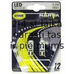 NARVA WBT10 3LED 12V 0.5W W2.1X9.5D