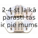 Piederumu komplekts, Disku bremžu uzlikas CARRAB BRAKE PARTS 2380