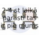 Piederumu komplekts, Disku bremžu uzlikas CARRAB BRAKE PARTS 2332