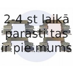 Piederumu komplekts, Disku bremžu uzlikas CARRAB BRAKE PARTS 2303