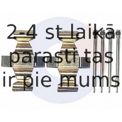 Piederumu komplekts, Disku bremžu uzlikas CARRAB BRAKE PARTS 2293