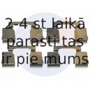 Piederumu komplekts, Disku bremžu uzlikas CARRAB BRAKE PARTS 2291