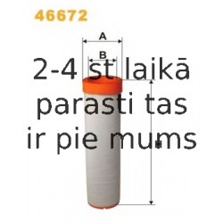 Sekundārā gaisa filtrs WIX FILTERS 46672