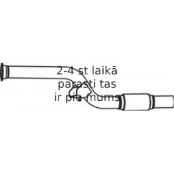 Труба выхлопного газа DINEX 56104