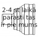 Šarnīru komplekts, Piedziņas vārpsta GSP 861006