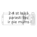 Теплообменник, отопление салона NRF 54251