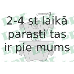 Комплект тормозных колодок, дисковый тормоз LPR 05P787
